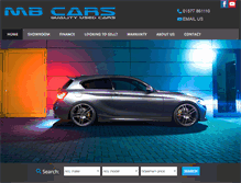 Tablet Screenshot of m-bcars.com